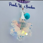 Snowflake Crystal Pendant 30mm - Mirror