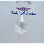 Snowflake Crystal Pendant 20mm- Crystal