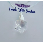 Snowflake Crystal Pendant 20mm- Crystal