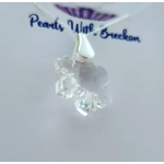 Snowflake Crystal Pendant 20mm- Crystal