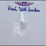 Snowflake Crystal Pendant 20mm- Crystal