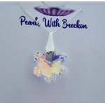 Snowflake Crystal Pendant 20mm - Mirror