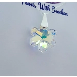 Snowflake Crystal Pendant 20mm - Mirror