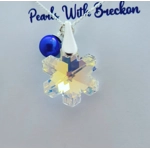 Snowflake Crystal Pendant 20mm - Mirror