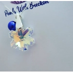 Snowflake Crystal Pendant 20mm - Mirror