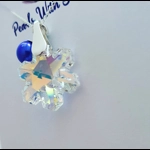 Snowflake Crystal Pendant 20mm - Mirror