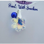 Snowflake Crystal Pendant 20mm - Mirror