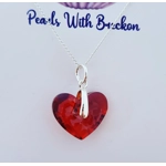 Passion Crystal Pendant - Burnt Orange