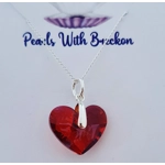 Passion Crystal Pendant - Burnt Orange