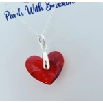 Passion Crystal Pendant - Burnt Orange