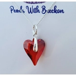 Burnt Orange - Doting Love Crystal Pendant