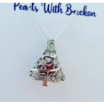 Christmas Tree Sparkle Cage Pendant