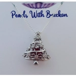 Christmas Tree Sparkle Cage Pendant