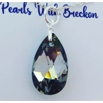 Peardrop Pendant 22mm - Green