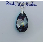 Peardrop Pendant 22mm - Green