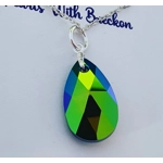 Peardrop Pendant 22mm - Green