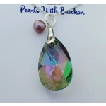 Paradise Shine - Peardrop Pendant 28mm