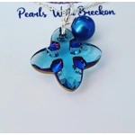 Aqua Met - Tribe Pendant 24mm
