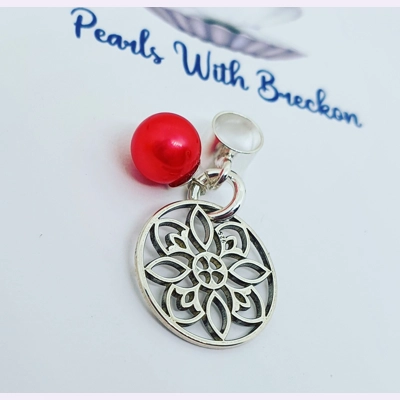 Open Flower Charm
