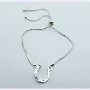 Horse Shoe Bracelet - Silver..