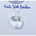 Clear - Traditional Crystal Heart Pendant