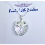 Holographic Warrior - Traditional Crystal Heart Pendant