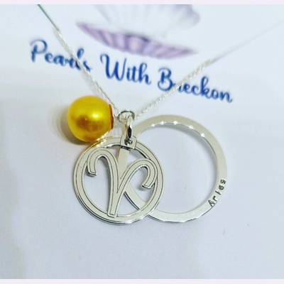 Aries Zodiac Pendant