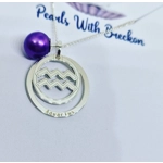 Aquarius Zodiac Pendant