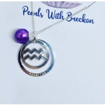 Aquarius Zodiac Pendant