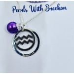 Aquarius Zodiac Pendant
