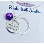 Aquarius Zodiac Pendant