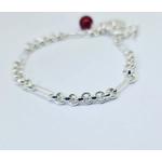 Figaro Heart T-Bar Bracelet