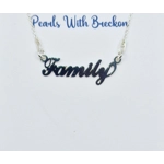 Family - Script Pendant