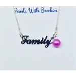 Family - Script Pendant