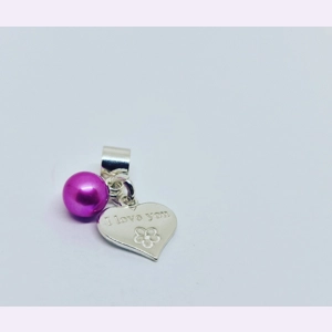 I Love You Heart Charm