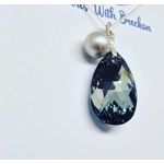 Light Chrome - Peardrop Pendant 22mm