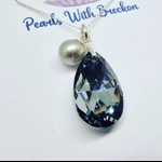 Light Chrome - Peardrop Pendant 22mm