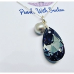 Light Chrome - Peardrop Pendant 22mm