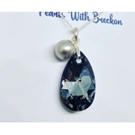 Light Chrome - Peardrop Pendant 22mm