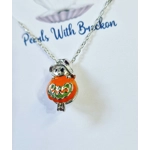 Peak A Pumpkin Cage Pendant