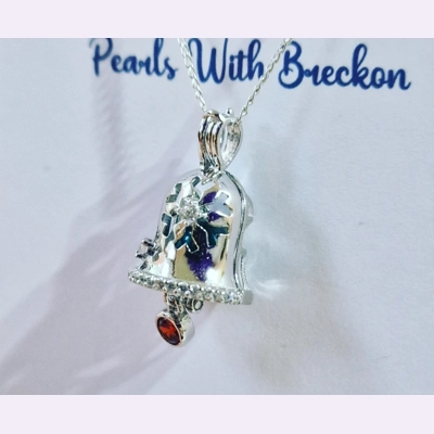 Snow Bell Cage Pendant