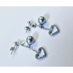 Dangle Heart Earrings