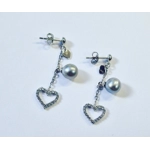 Dangle Heart Earrings