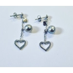 Dangle Heart Earrings