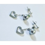 Dangle Heart Earrings