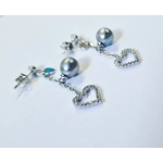Dangle Heart Earrings
