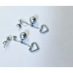 Dangle Heart Earrings