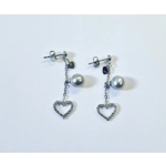 Dangle Heart Earrings