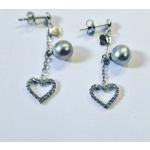 Dangle Heart Earrings