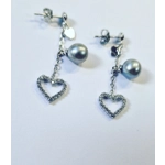 Dangle Heart Earrings